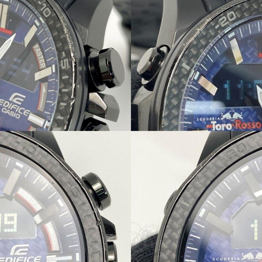 Б/у Мужские часы CASIO Edifice Toro Rosso Limited Edition ECB-800TR-2AJR с солнечной батареей