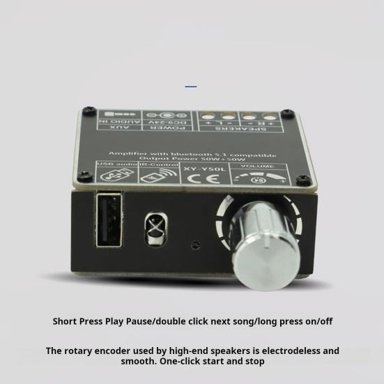 Цифровой модуль усилителя мощности Lossless Audio Портативный Bluetooth-совместимый стереоусилитель звука с