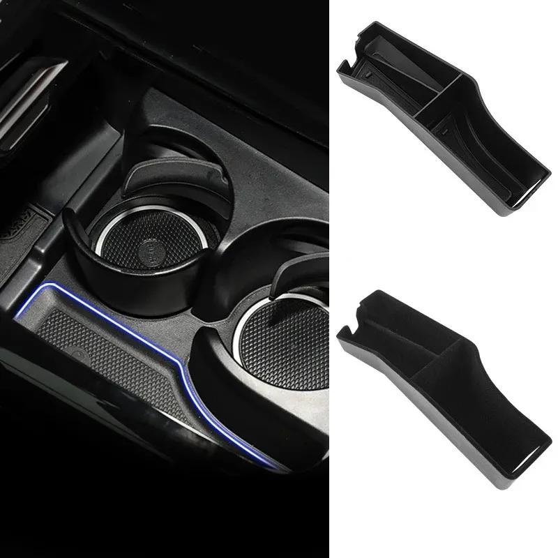 Central car storage box, tray support for water glasses for Mercedes Benz Class E W214 V214 E200 E260 E300 Interior Accessories