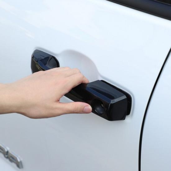 Glossy Black Exterior Side Door Handle Cover Trim Fit For Toyota Tundra -24