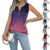 Women's Girl Tank Top Gradient Print Casual Top Tank Tops For Women Loose Fit Sleeveless Tops Flowy