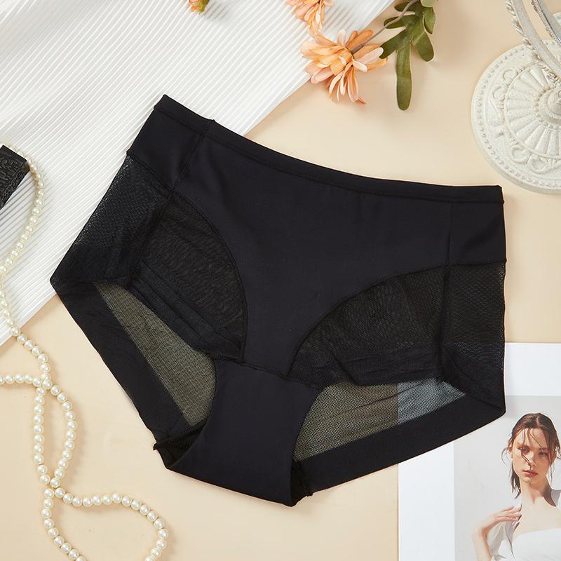Женские кружевные трусики с леопардовым принтом средней высоты, женские трусы больших размеров, утягивающее нижнее белье L-3XL