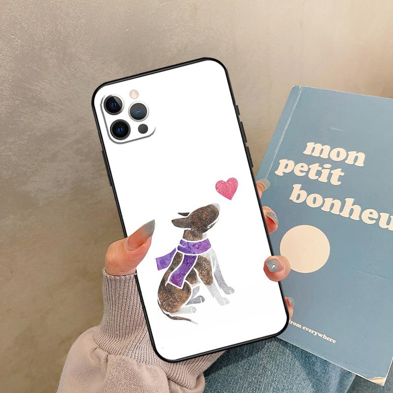 English Bull Terrier Dog Case For iPhone 17 Air 13 16 15 11 12 14 Pro Max 13 mini XR 15 16 Plus 16e Back Cover Shell