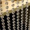 1 Pc 3.3ft Clear Acrylic Beads Garland Chandelier Hanging Curtains Wedding Supplies