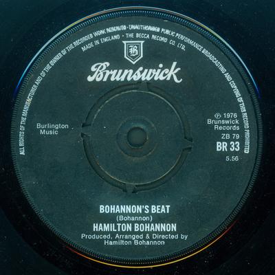 7-дюймовая пластинка HAMILTON BOHANNON - Bohannon's Beat BR33 Brunswick 1976 UK Соул/Фанк Б/У