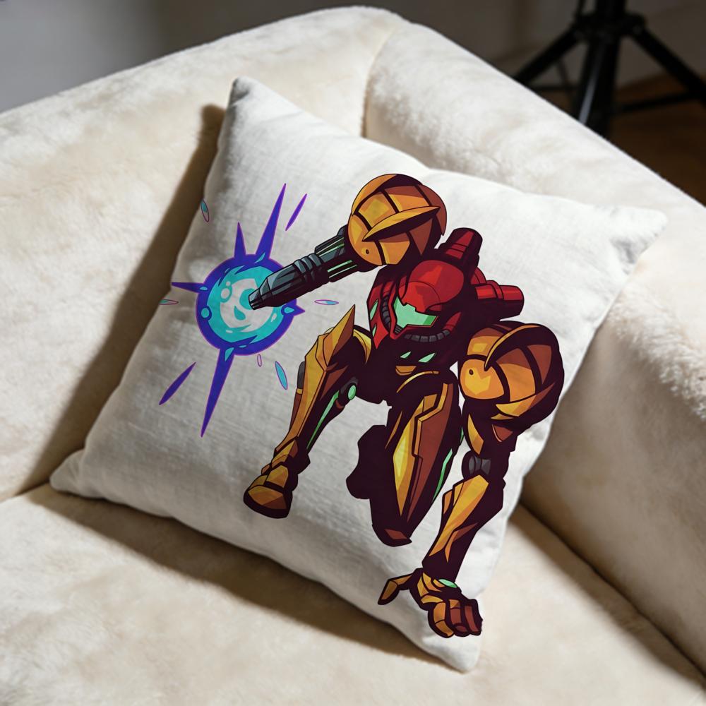 Popular MMetroided Cushion Cover Soft Decorative Pillow Case Suitable for Bedroom Sofa Car Travel Use