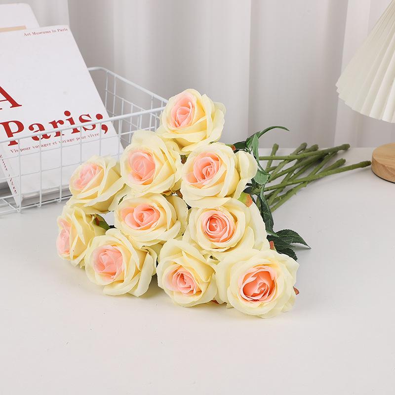 Искусственная роза из шерстяной ткани Cross-Border для домашнего и свадебного декора