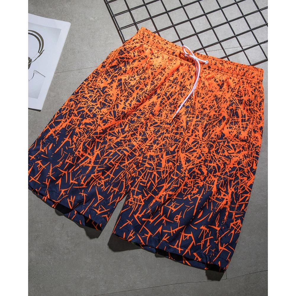 Summer 3D Camouflage Print Shorts Fashionable Casual Beach Men's Shorts