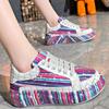 Красочные туфли для спорта со стразами «Звездное небо» для женщин, на толстой подошве, сетчатые, удобные, дышащие