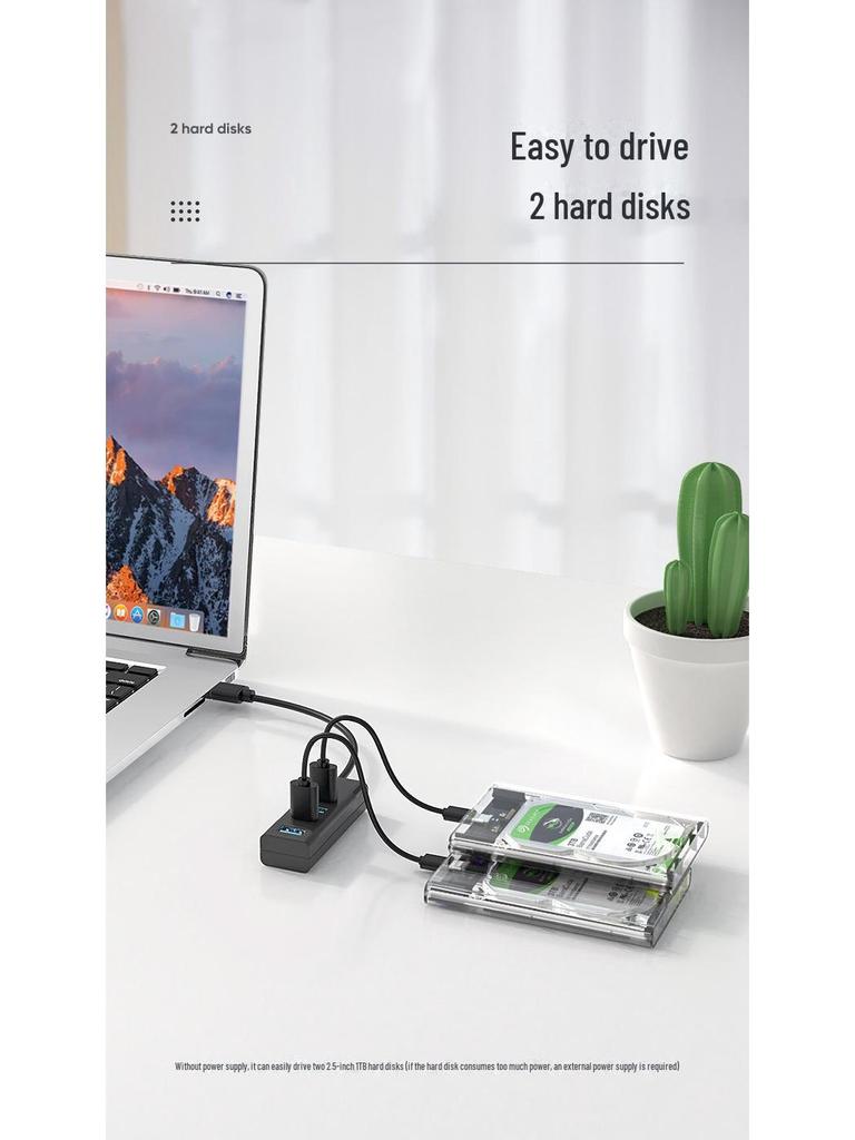 Biaz USB 3.0/3.2 Высокоскоростной 4-портовый разветвитель, 0.2 м SWR1529A