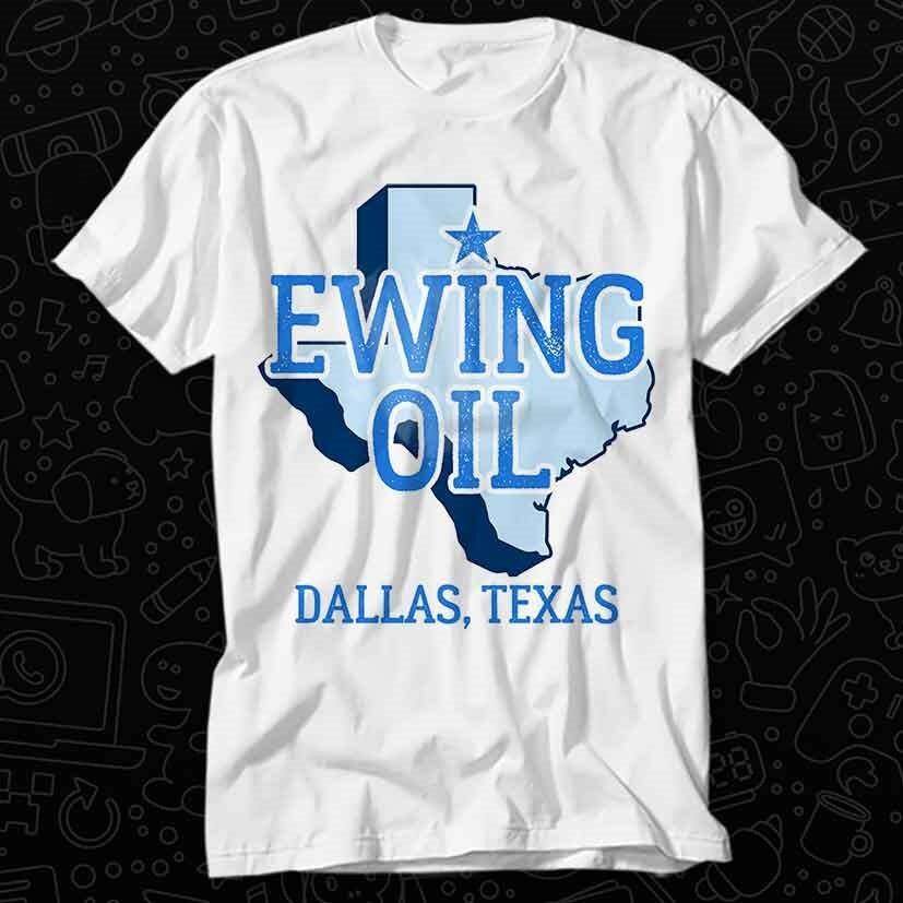 Vintage Dallas Texas Ewing Oil T Shirt 392