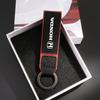 EKSBU1 Suede Car Emblem Keychain Buckle Key Ring For Honda Civic Fit Jazz Accord Pilot CRV Odyssey Shuttle HRV Fk7 Fk2 Mugen Fk8 Type R
