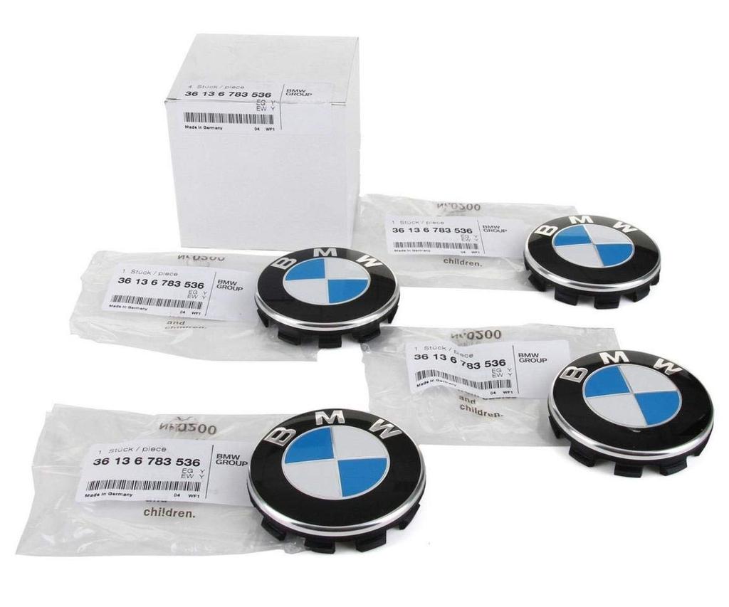 Оригинальные колпачки ступицы колеса BMW, комплект из 4 штук 36136783536