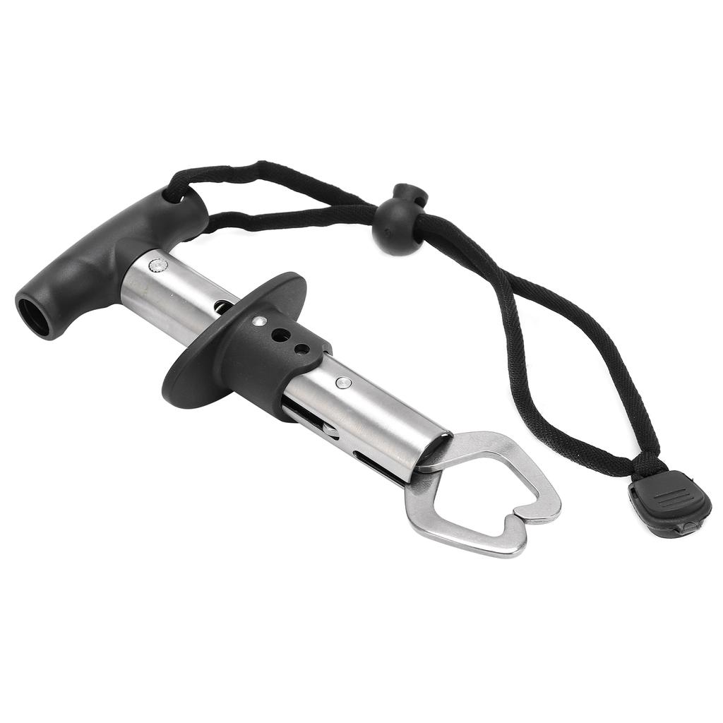 Fish Grip Lip Trigger Lock Gripper Clamp Fish Pliers Grab Stainless Steel Fishing Tool