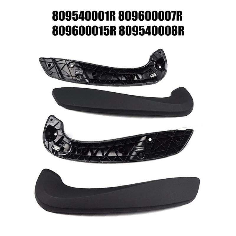 Передняя внутренняя ручка двери Черный АБС Замена для Megane MK3 2008 2016 Включает накладки на ручку OEM 809540001R 809600007R
