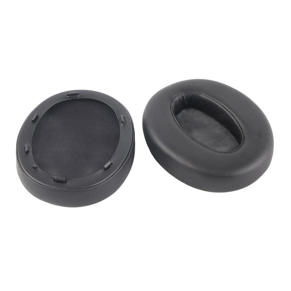 2PCS Leather Noise Isolation Ear Cushions Ear Covers for Sony WH XB910N Headphones Audio Accessories