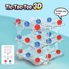 3D Шахматная Доска Настольная Игра Тренировка Логического Мышления 2 Игрока Дети Взрослые Образовательная Прозрачная 3D Шахматная Доска Игрушка Малыши Мальчики Девочки Праздничный Подарок