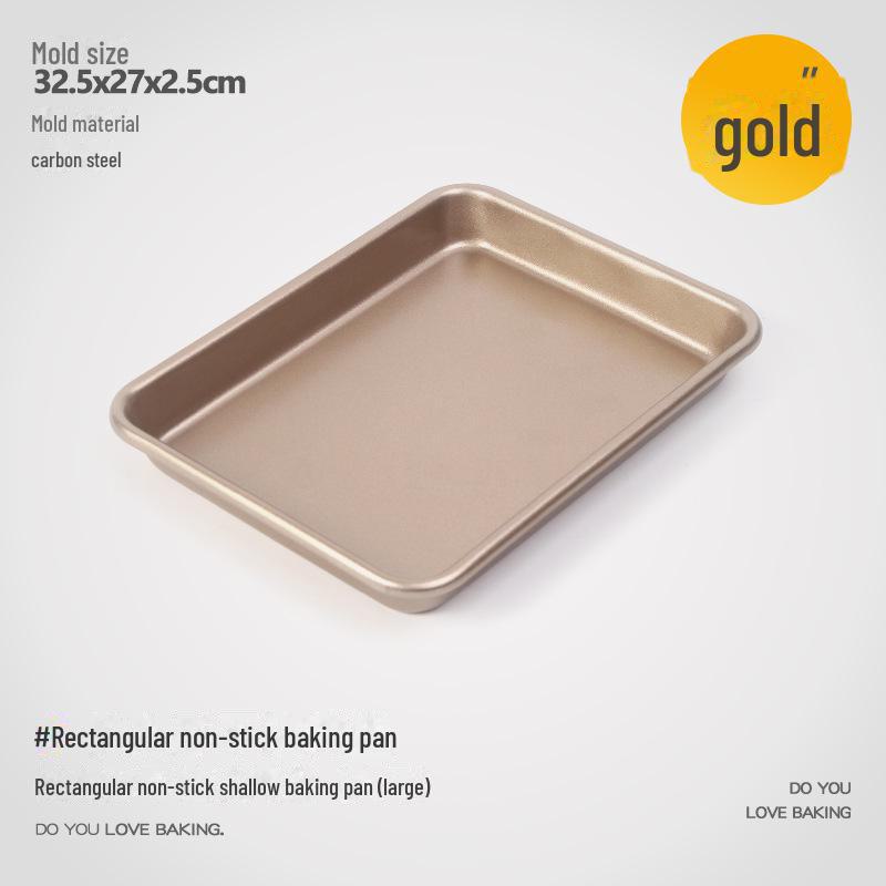 Прямоугольная форма для выпечки с антипригарным покрытием для тортов, булочек и многого другого