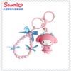 Sanrio Hello Kitty Кавайная Коллекция Маленький Ангел Линия Cinnamoroll Анимационный Дизайн Анимационная Мерчендайз Фигурка Брелок Подвеска Рюкзак Украшение