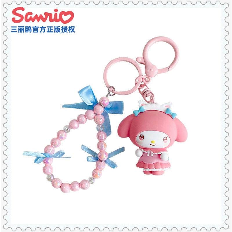Sanrio Hello Kitty Кавайная Коллекция Маленький Ангел Линия Cinnamoroll Анимационный Дизайн Анимационная Мерчендайз Фигурка Брелок Подвеска Рюкзак Украшение