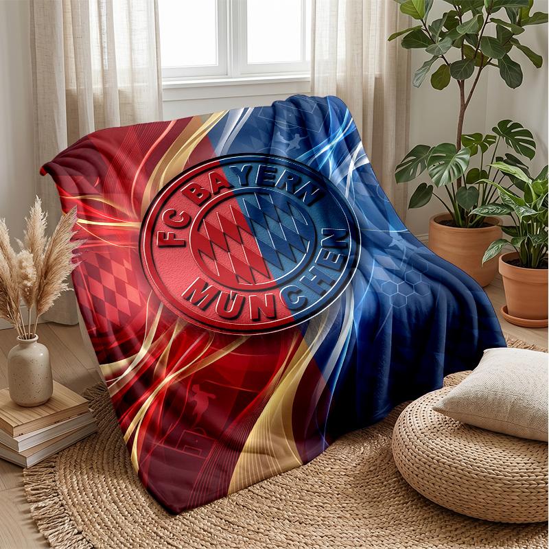 Bayern Munich Soft Flannel Fleece Blanket Lightweight Cozy Warm Throw Blanket For Sofa Bed Home Decor