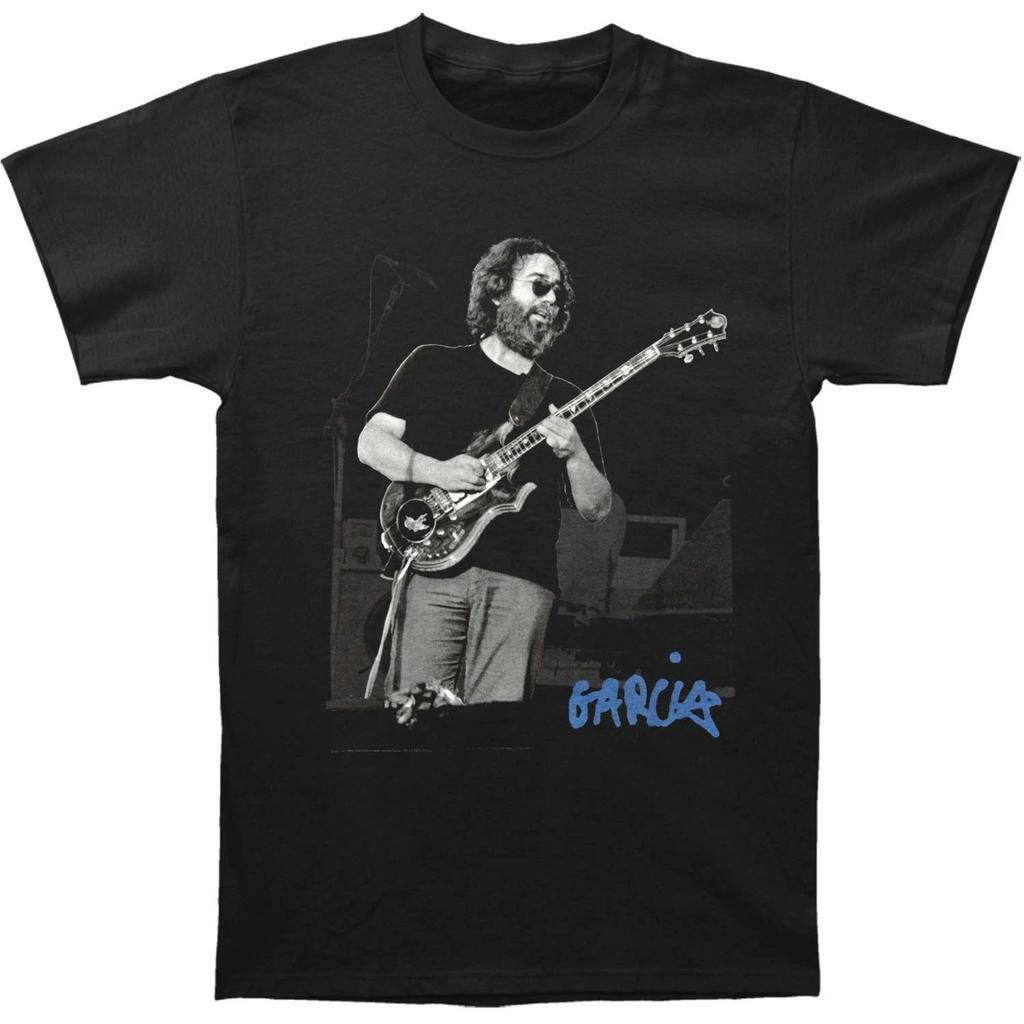 Men's Jerry Garcia Blakesberg Live Portrait T-shirt Small Black