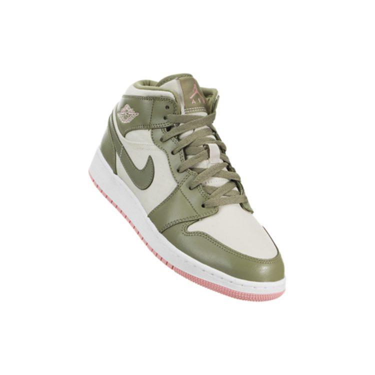 Air Jordan 1 Mid 'Bleached Coral' Gs 555112-225