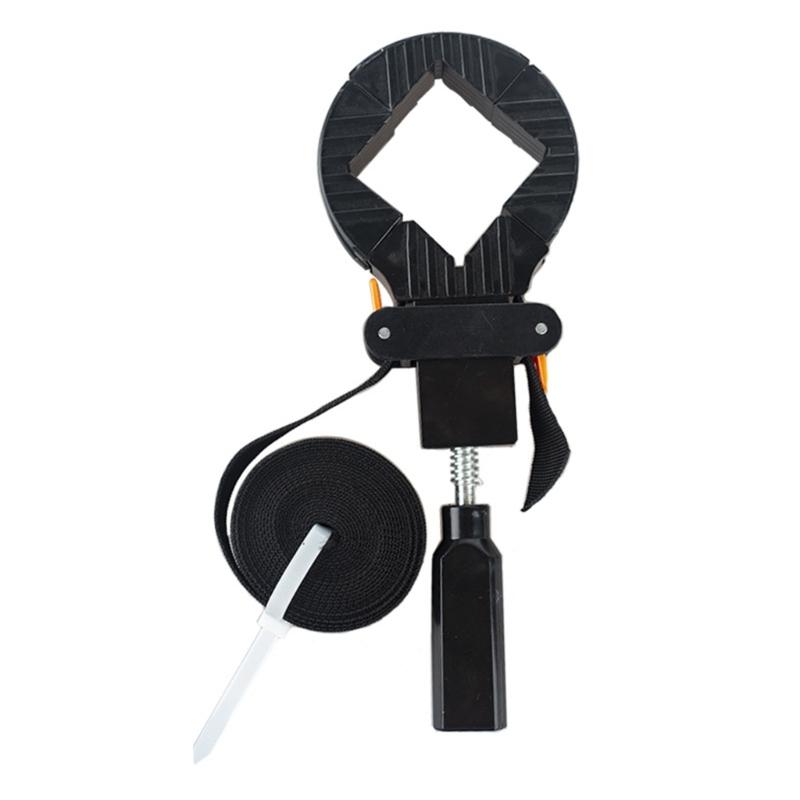 Регулируемый угловой зажим 4 губки Держатель для фоторамок Быстросъемный ленточный зажим Столярный инструмент Многоугольный зажим Прочный