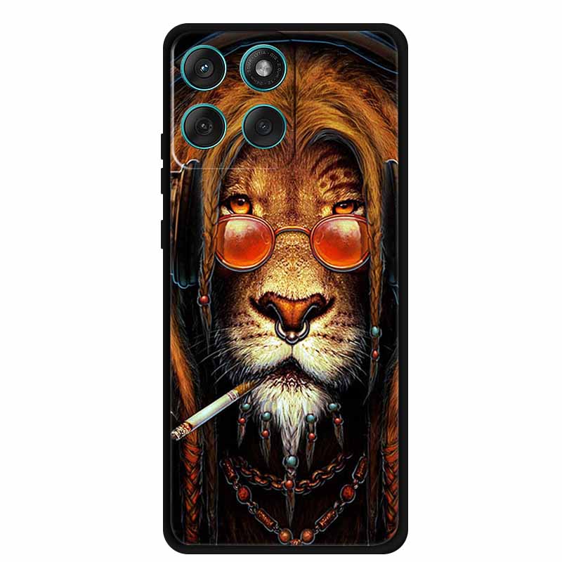 For Motorola Edge 60 Fusion Case XT2503-4 Wolf Lion Soft TPU Silicone Phone Cover for Motorola Edge 60 Fusion Case Fundas Coque