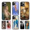 Virgin Mary Phone Case For iPhone 17 Air 16 15 14 11 12 13 Pro  MAX Plus coque Cover Shell