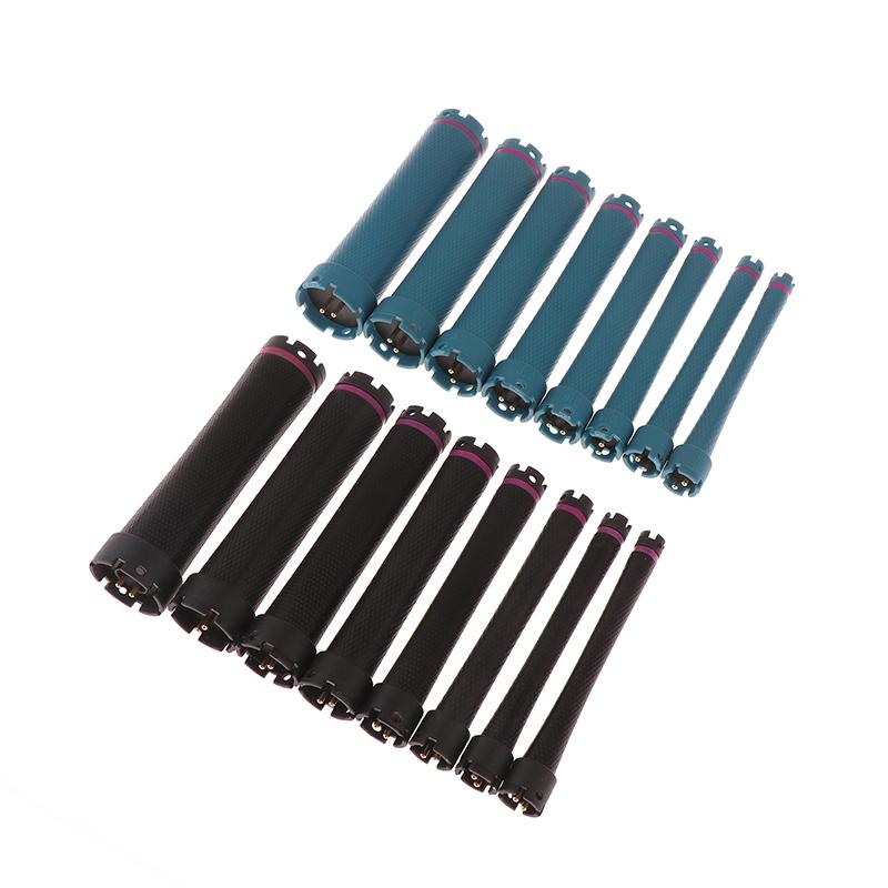 1Pcs 220V/24V Digital Hair Perm Rods Universal 2 Plugs Electirc Heated Curl Bars Rollers Curlers 12.5Cm Fluffy Curling Rollers