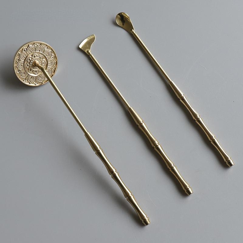 Набор для благовоний из чистой меди Сделай сам Ручной Вводный Прикосновение Туо Порошок для благовоний Печать для благовоний Принадлежности для благовоний Инструмент