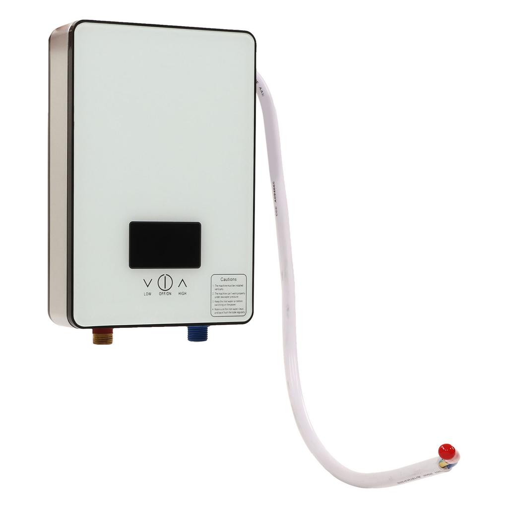 110V Tankless Electric Water Heater Digital Display 4500W Smart Thermostatic Water Heating Machine