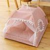 Складной Милый Крытый Вигвам с Подушкой Домики для Питомцев Животные Кровать Палатка для Питомца Кровать для Собаки Кошки