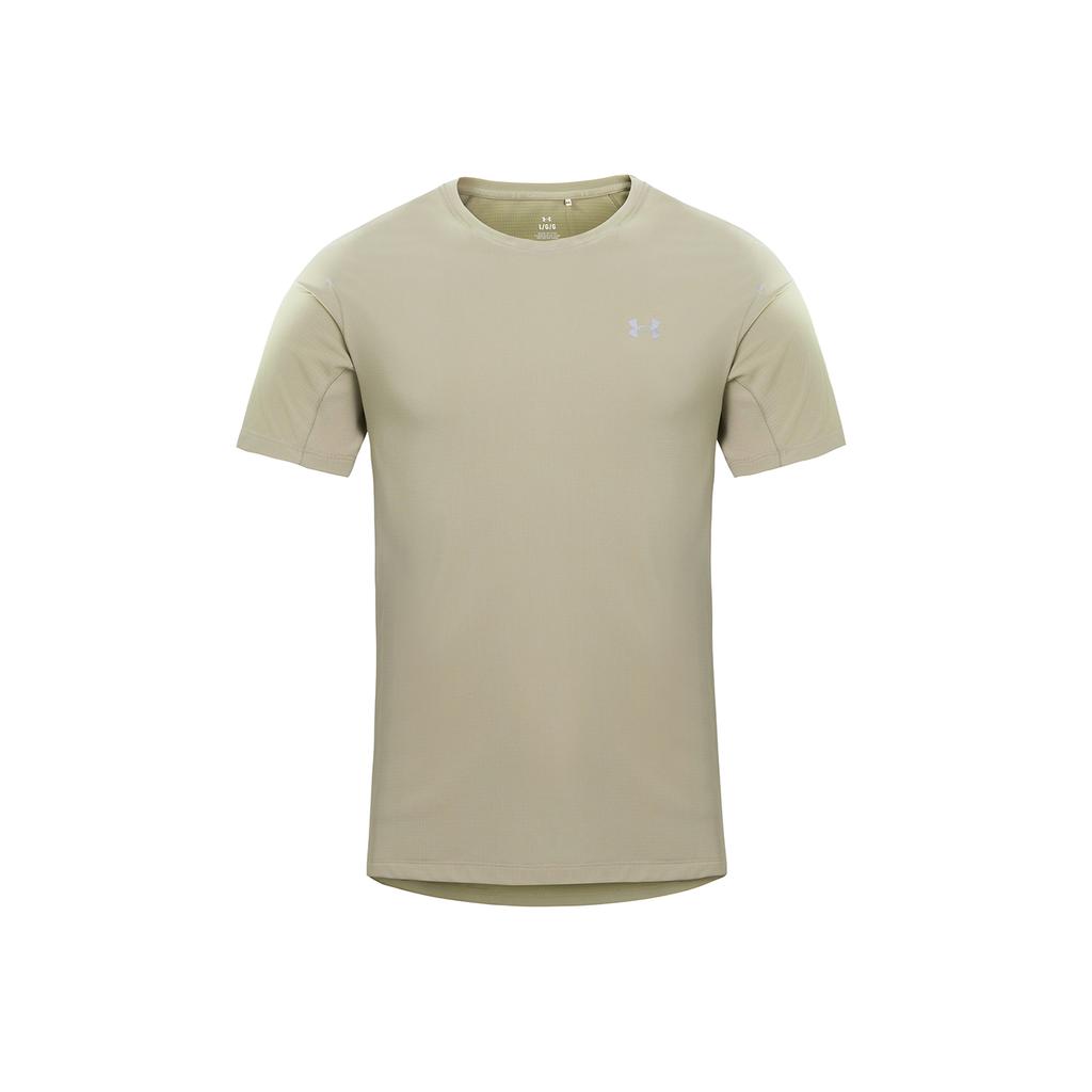 Under Armour Quick Dry T Shirts Men's Cool Tea Gray Crew Neck Thin Straight Fit 15214207-