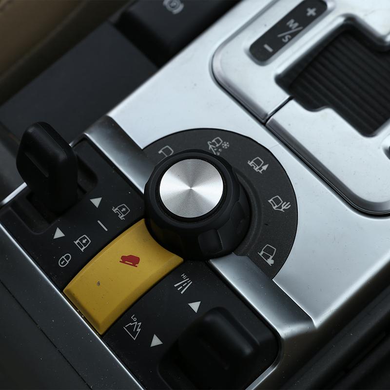 Для Land Rover Discovery 3 2004-2009 автомобильная центральная консоль, ручка регулировки рельефа, украшение с блестками, наклейка на автомобиль