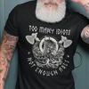Viking Axe Shirt Norse Humor Tee Summer Daily Casual Men's T-shirt Street Fashion Short-sleeved Top Outdoor Sports Men's T-shirt