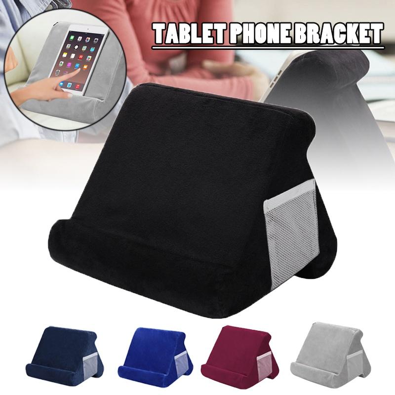 1pc Practical Tablet Stand Pillow Holder Book Reader Reading Cushion For iPad Phone