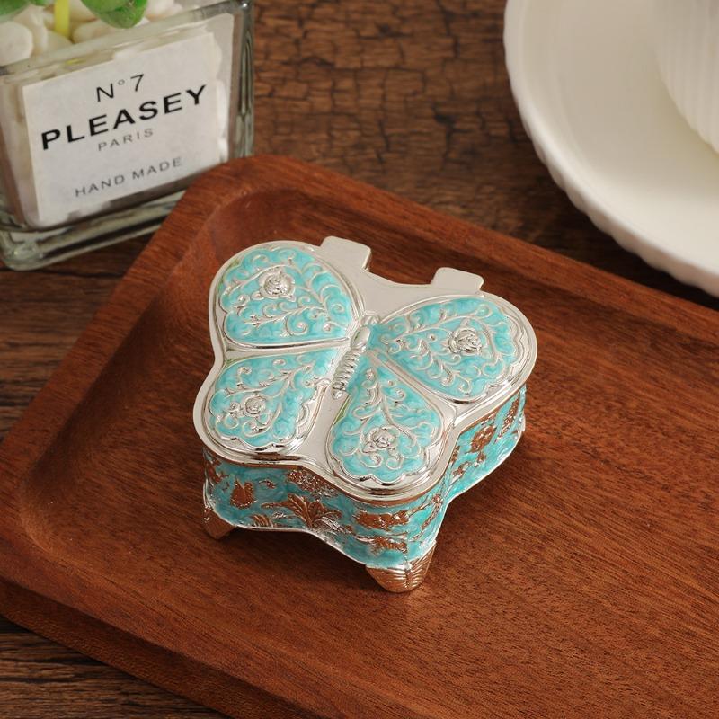 Jewelry Box - Metal Butterfly Jewelry Box - Zinc Alloy Jewelry Storage Box - Princess Jewelry Box - Gift Box