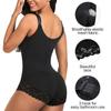 Women's Slimming Suit Abdominal Control Modeling Zipper Bodysuit Lace Conjoined