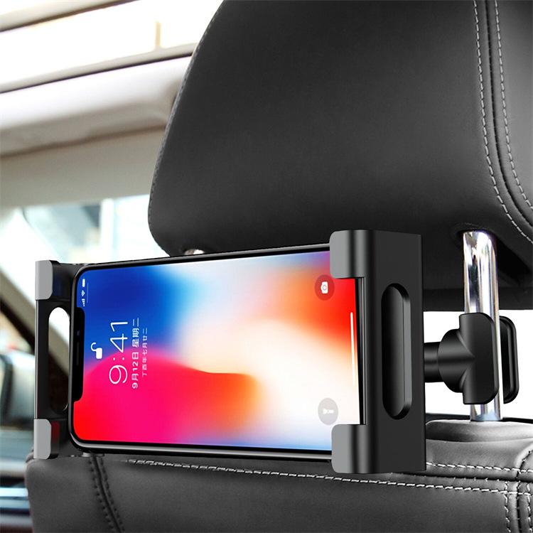 Universal Car Back Seat Headrest Tablet Holder 360 Rotation Mount For Ipad Air Mini Pro 4-13 Inch Rear Pillow Phone Clamp Stand