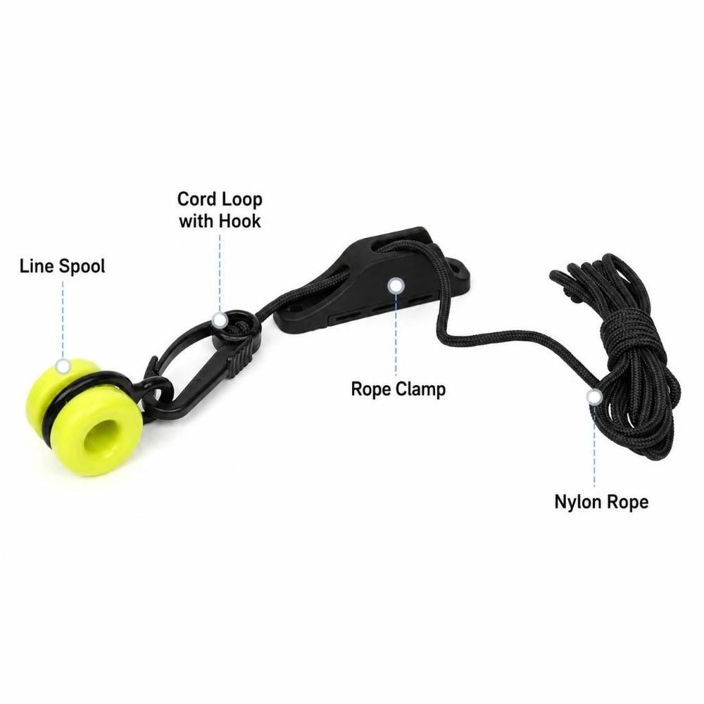 2PCS with 2.2m Rope Downrigger Weight Retriever ishing Weight Retriever Kit  Deep Sea Fishing