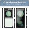 Прозрачный цветной чехол TPU для Samsung Galaxy Z Flip 6 5 4 3 защитный чехол прозрачный чехол для телефона роскошный противоударный