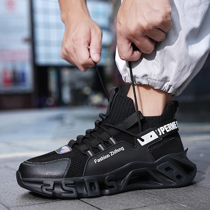 Модные повседневные спортивные кроссовки, мужские дышащие баскетбольные кроссовки для бега для мужчин, удобные мужские кроссовки хорошего качества в стиле панк-стрит