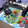 Custom Name Toca Boca World Rug Office Rug, Indoor Rug, Chair Rug, Living Rooms, Doormat Game Rug Home Decor Birthday Christmas Gifts