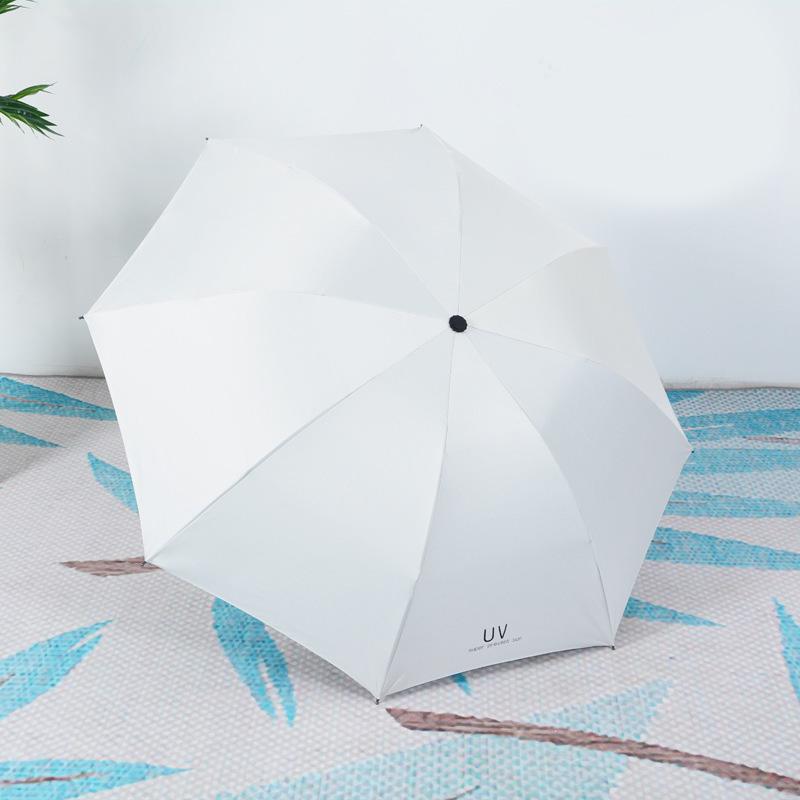 Windproof Straight Bone Double Canopy Umbrella Dual-use Umbrella UV Protection Reinforced Sun Umbrella Female