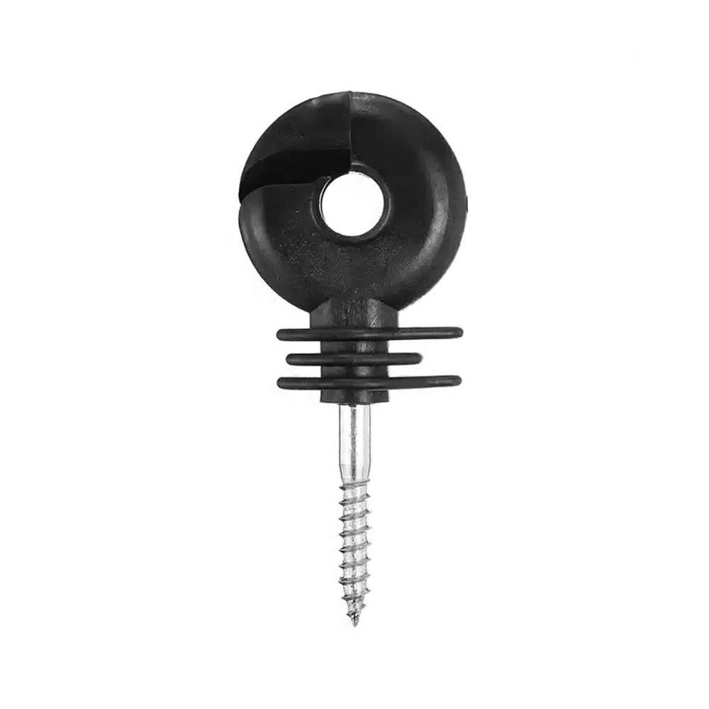 100Pcs Angled Slot Wood Post Screw Screw-In Electric Fencing Insulators  Electric Fence