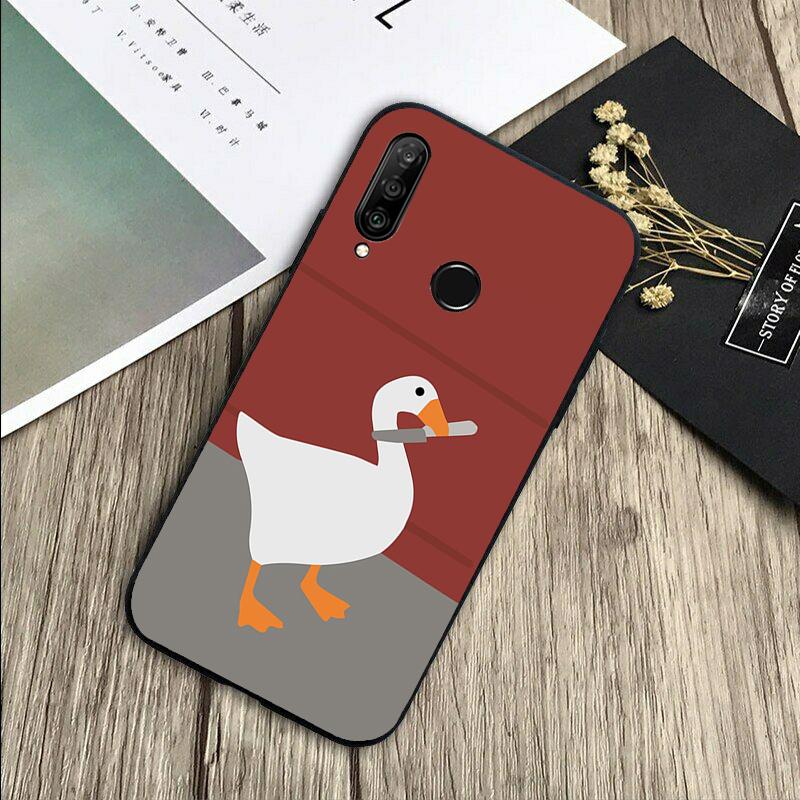 Мультяшный милый гусь для Huawei Nova Y72 Y73 Y90 Y70 Y60 Y91 Y61 12s 12i 11i 8i 9 10 SE P40 Lite P60 P30 Pro Чехол