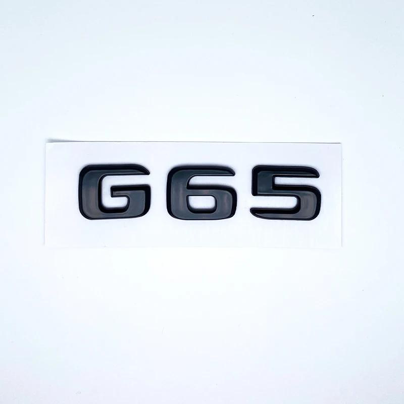 2017 Flat Letters G63 G65 V8 Biturbo V12 Biturbo Emblem for Mercedes Benz W463 Car Side Fender Trunk Nameplate Logo Sticker UO2
