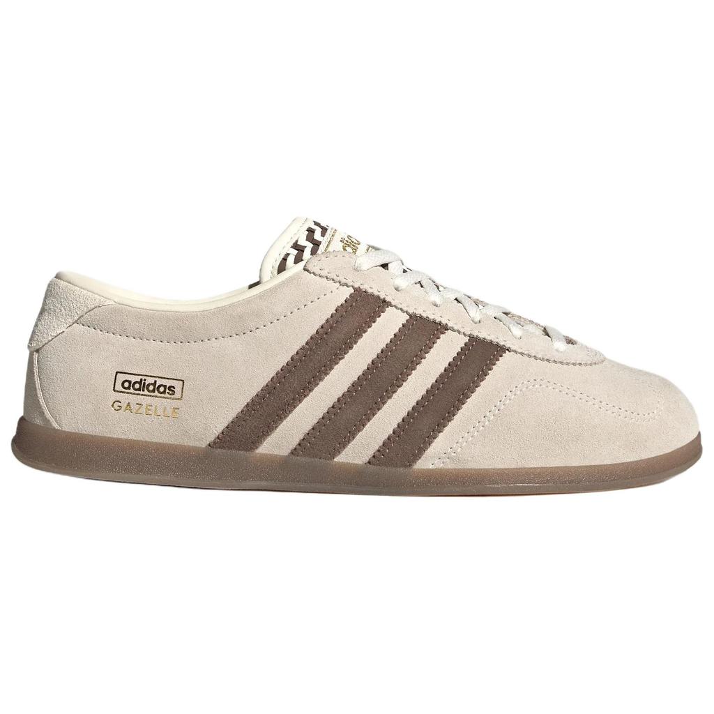 adidas Оригинальные Gazelle Lo Pro Низкие Скейт-Кроссовки Женские Кроссовки Светло-Бежевый Коричневый KI4708